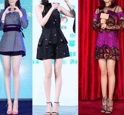 腿玩年！杨幂江疏影王鸥李小冉关晓彤，娱乐圈腿好看的女明星都有谁？