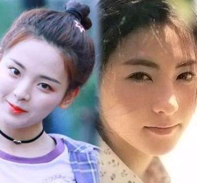 杨超越老板: 杨超越非常像张柏芝,365度无死角